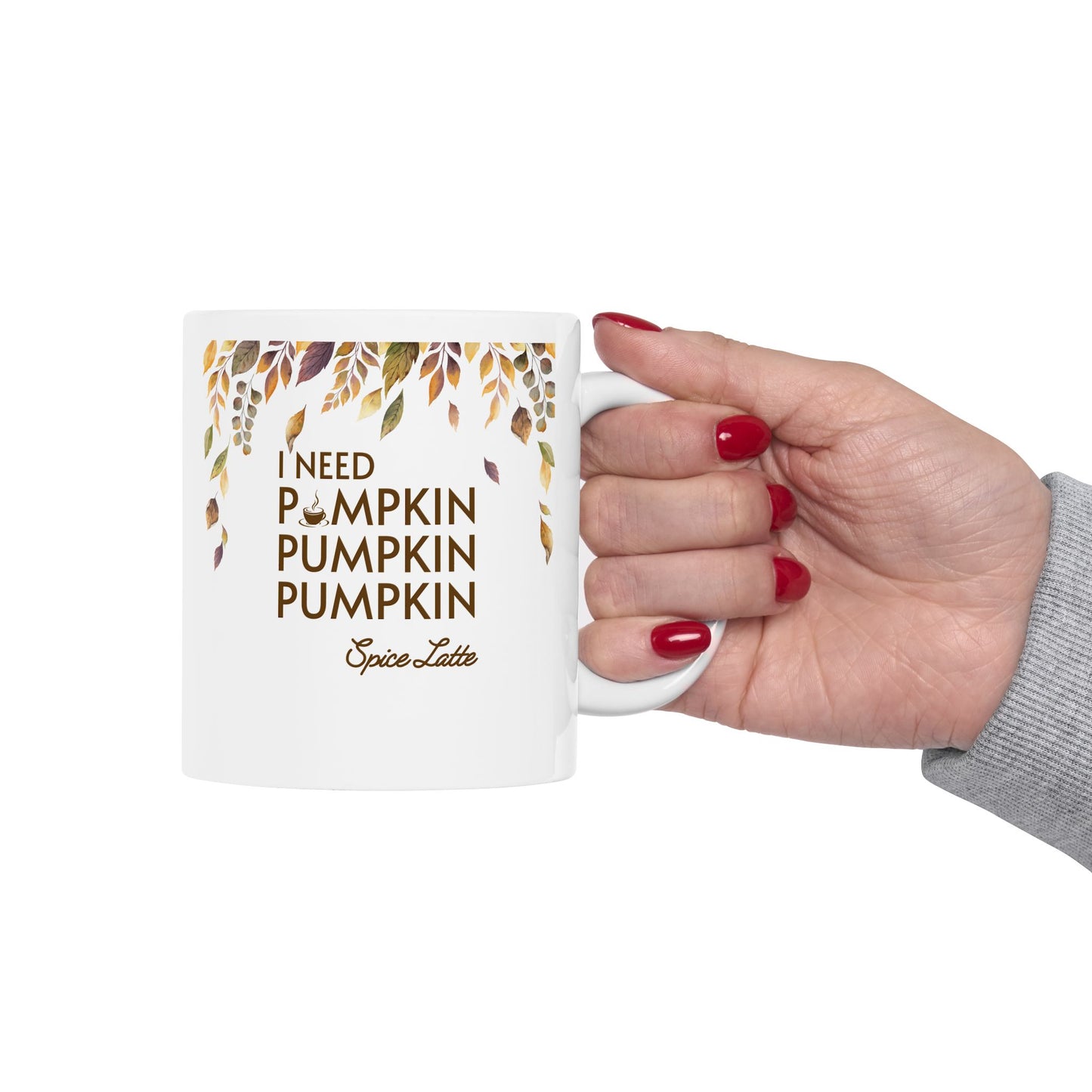 Pumpkin Spice Latte Mug, 11oz/15oz