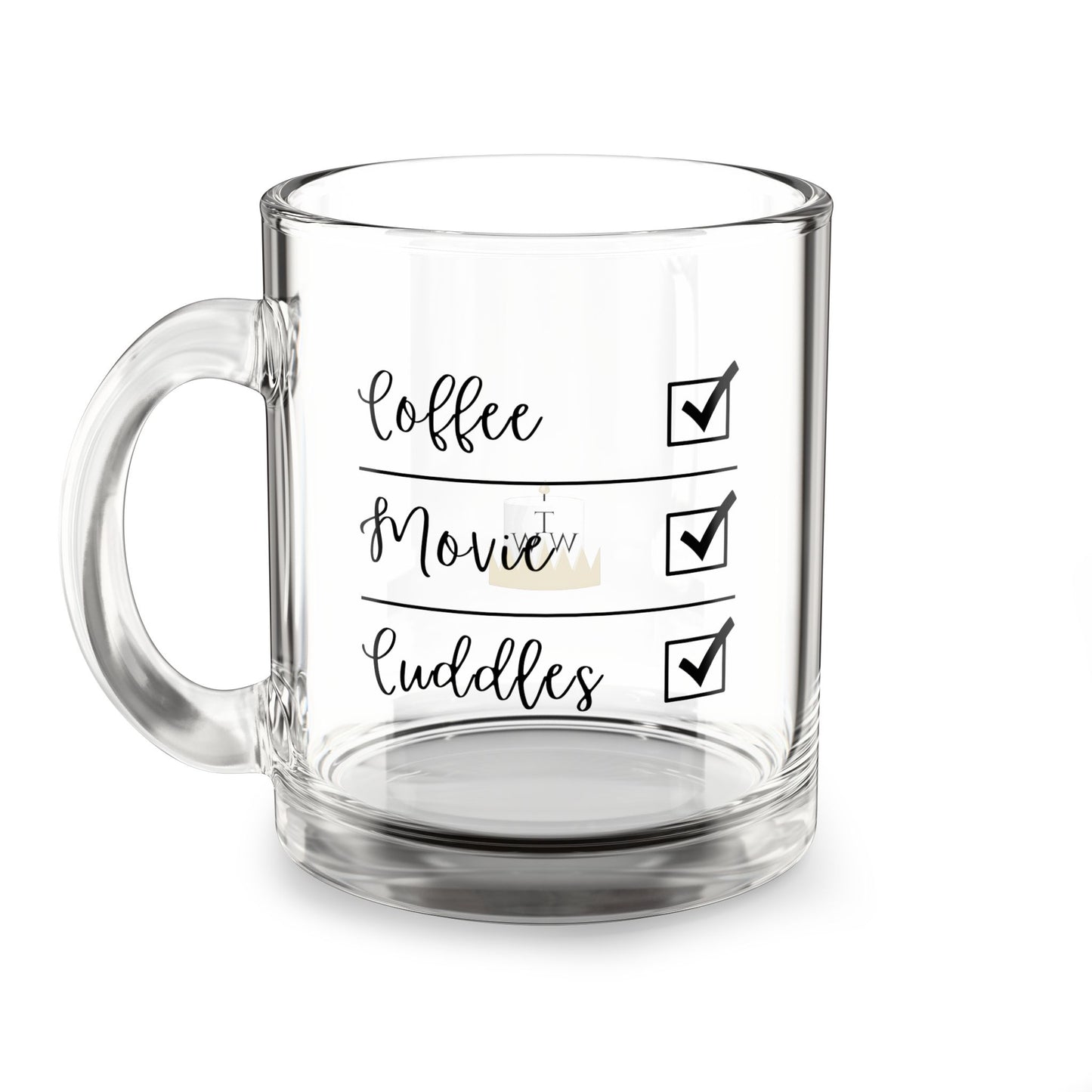 Clear Glass Mug, 10oz