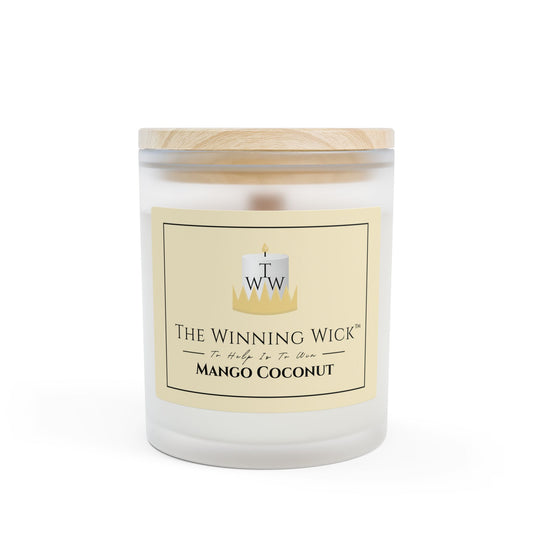 Frosted Glass Candle, 11oz