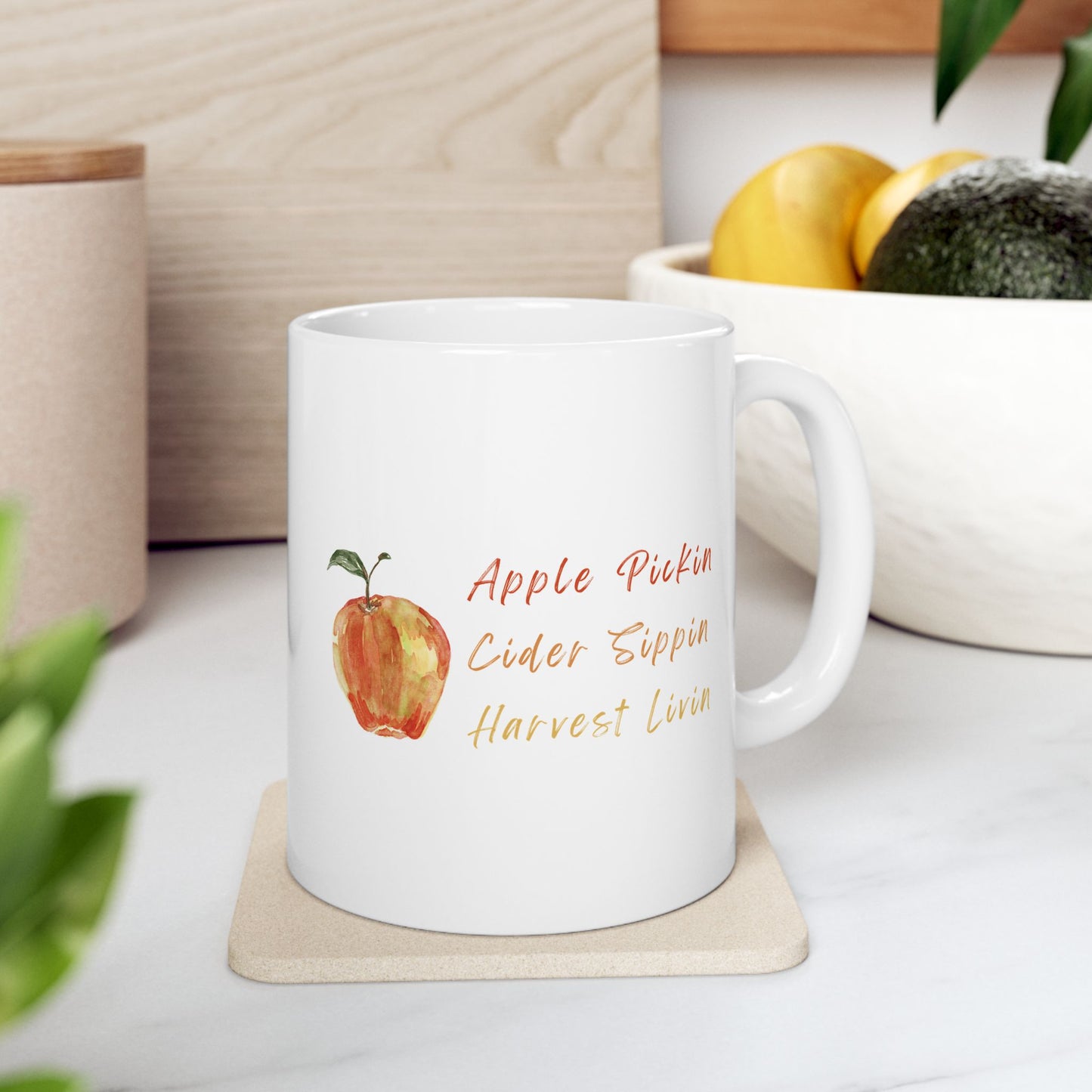 Apple Cider Fall Mug, 11oz/15oz