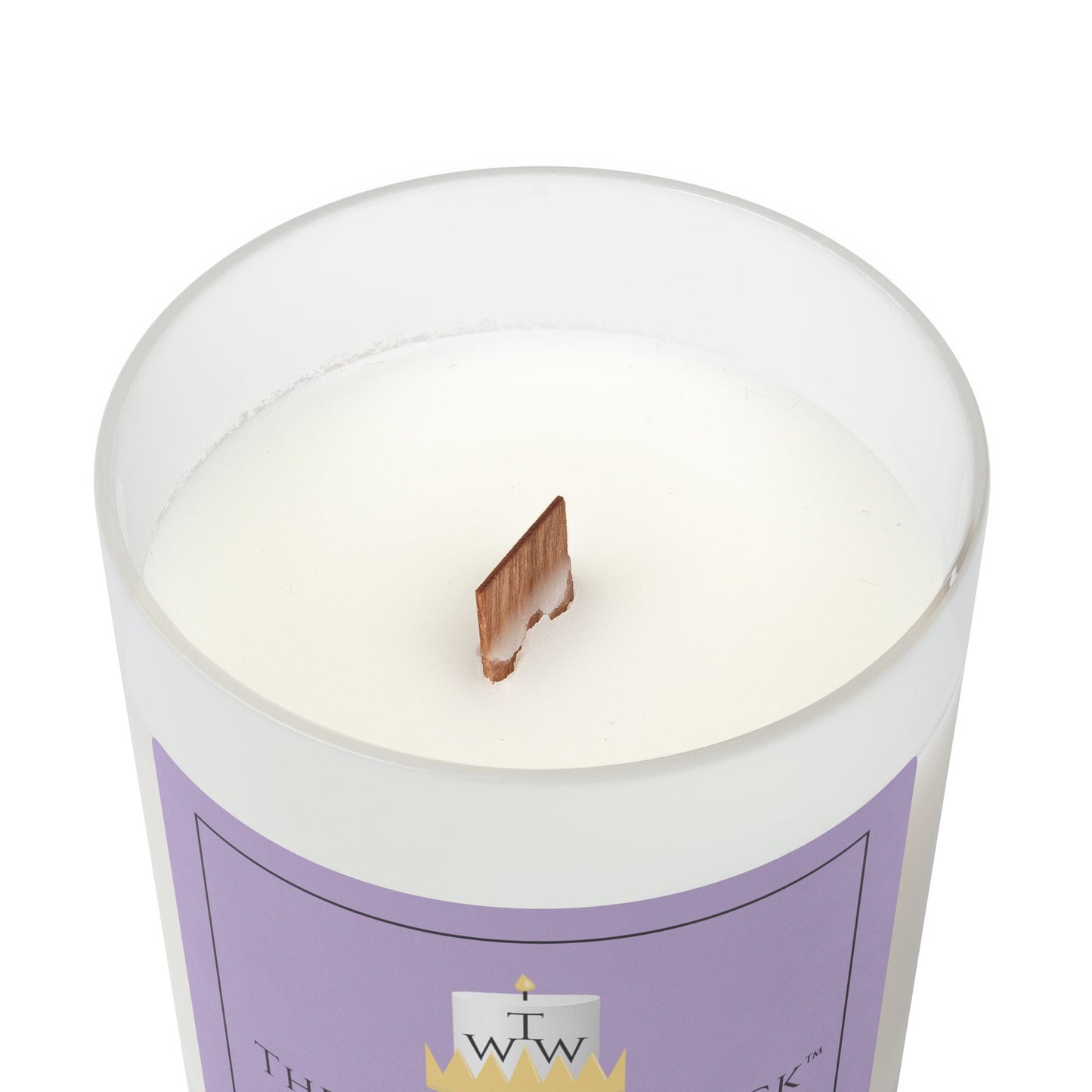 Frosted Glass Candle, 11oz