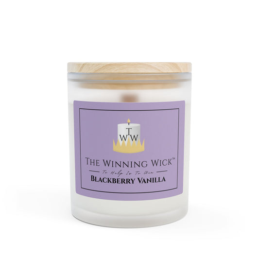 Frosted Glass Candle, 11oz