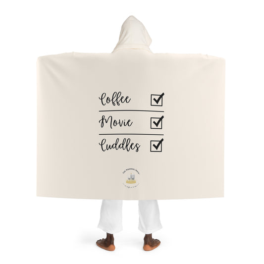 Hooded Sherpa Fleece Blanket