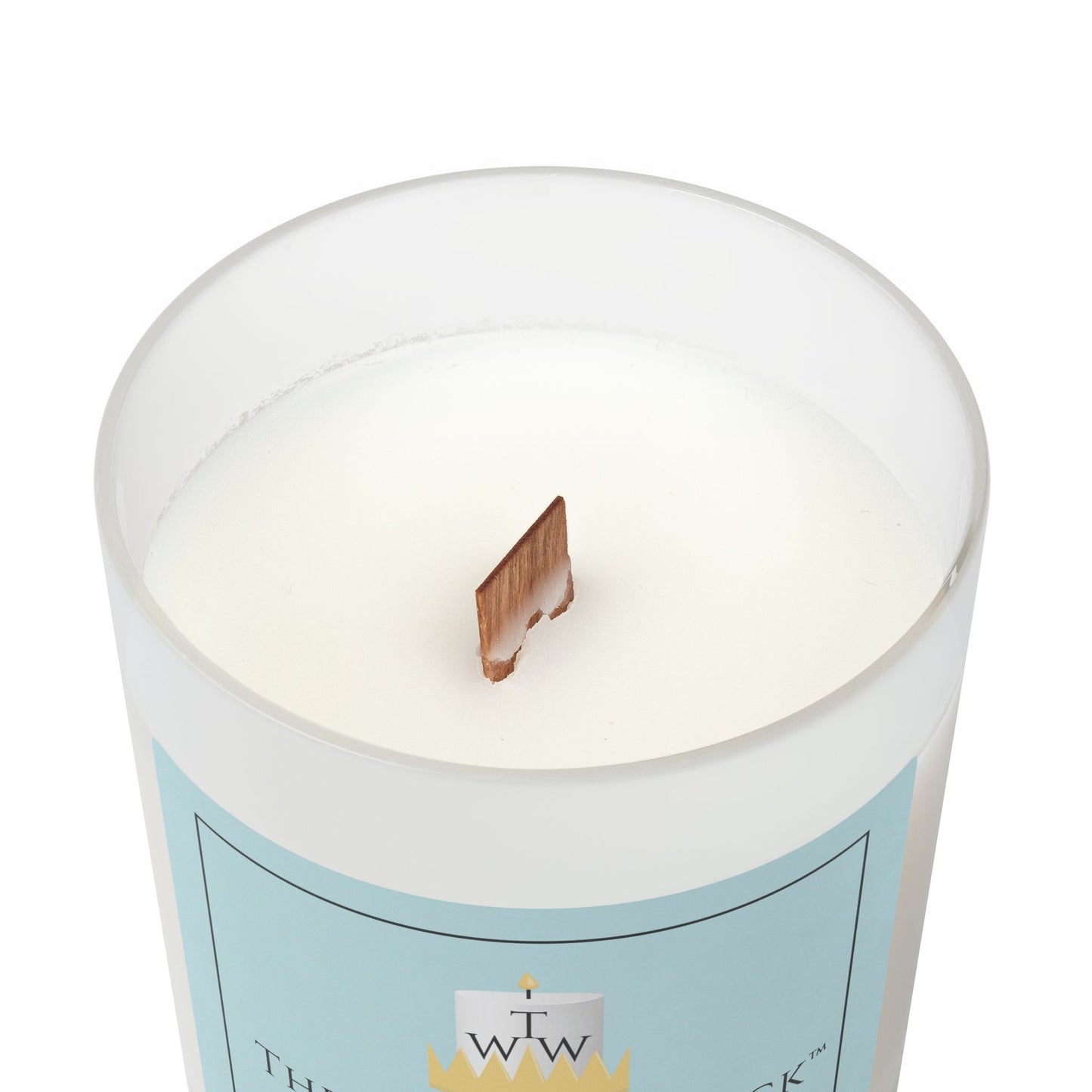 Frosted Glass Candle, 11oz