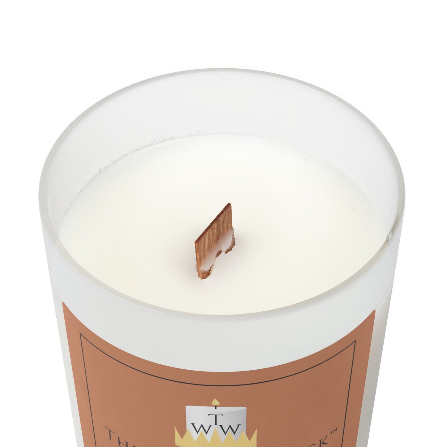Frosted Glass Candle, 11oz