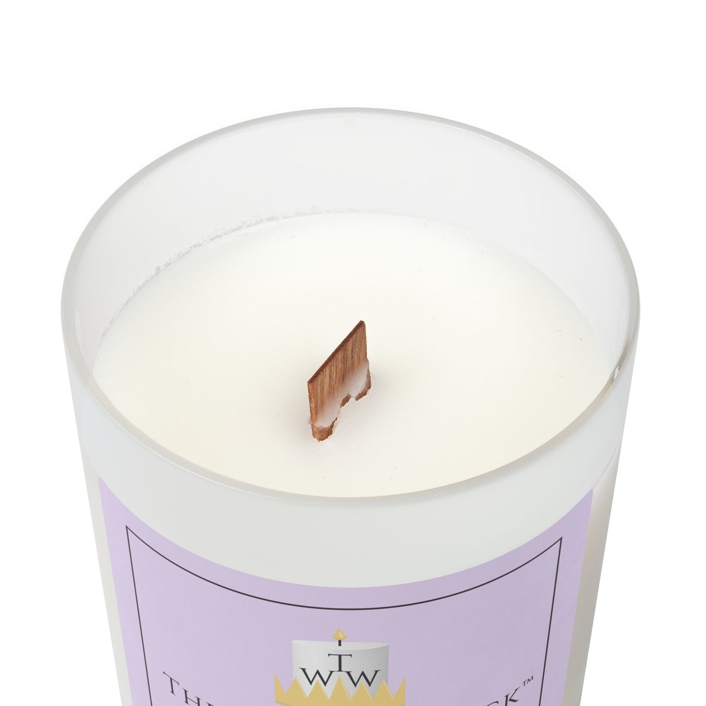 Frosted Glass Candle, 11oz